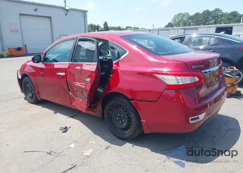 2013 Nissan Sentra S from USA, damaged, VIN 3N1AB7APXDL735938
